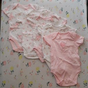 Absolutely Adorable Floral short sleeve bodysuits